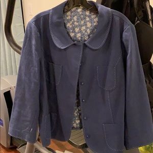 Boden blue linen blazer